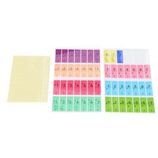 1 Set Beginner's Piano Sticker 88-Keys Electronic Keyboard Note Removable