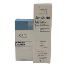 OBAGI Clinical VITAMIN C  ARBUTIN Brightening Serum  OBAGI SUNSHIELD MATTE SET