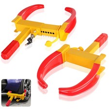 2PCS Heavy Duty Security Wheel Clamps Locks for Caravan Car Van Trailer Lock UK