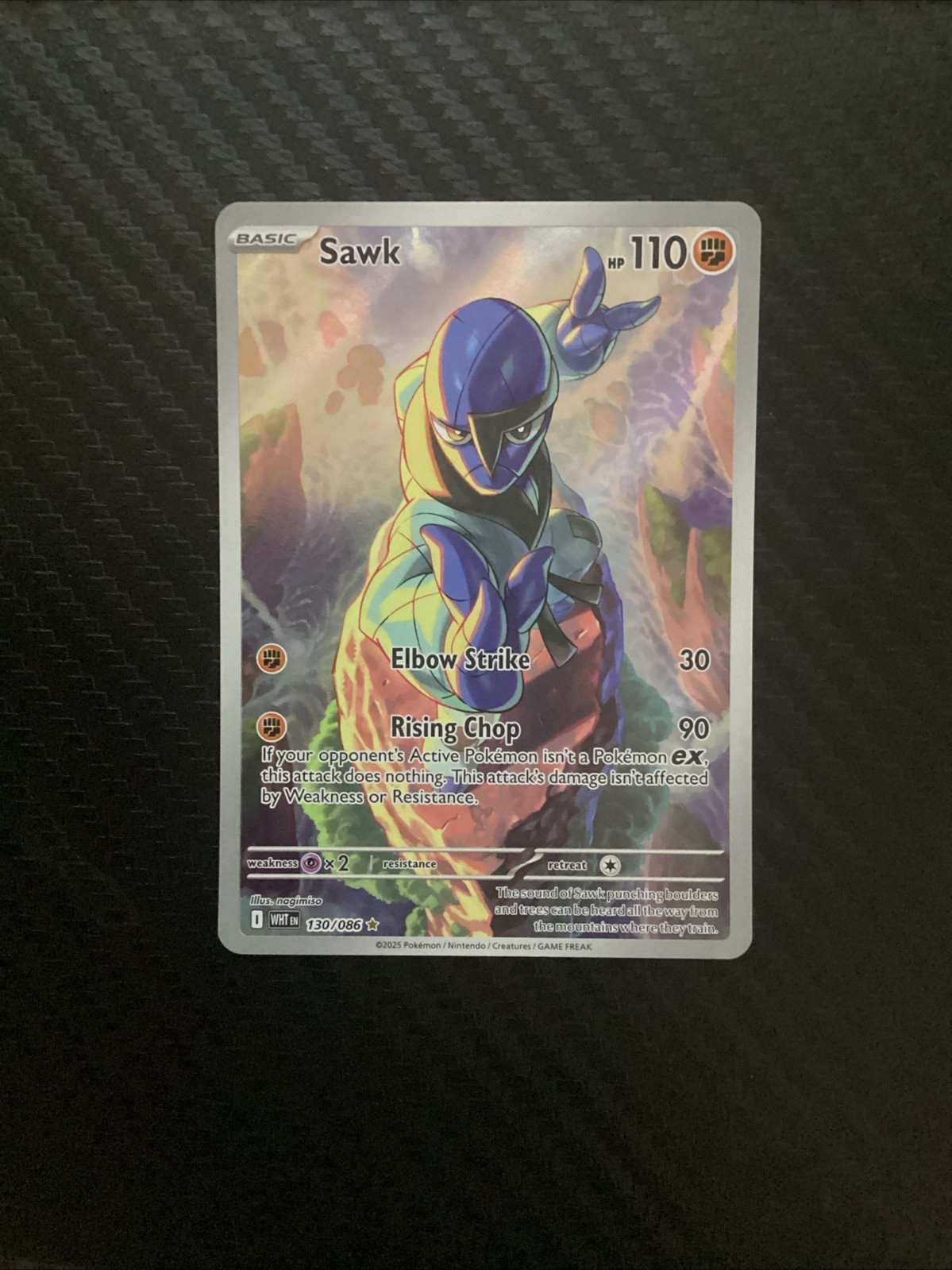 Sawk 130/086 Sv: White Flare Holo - Near Mint