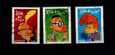 Série complète de timbres de 2005 - fête du Timbre Titeuf n°3751 à 3753