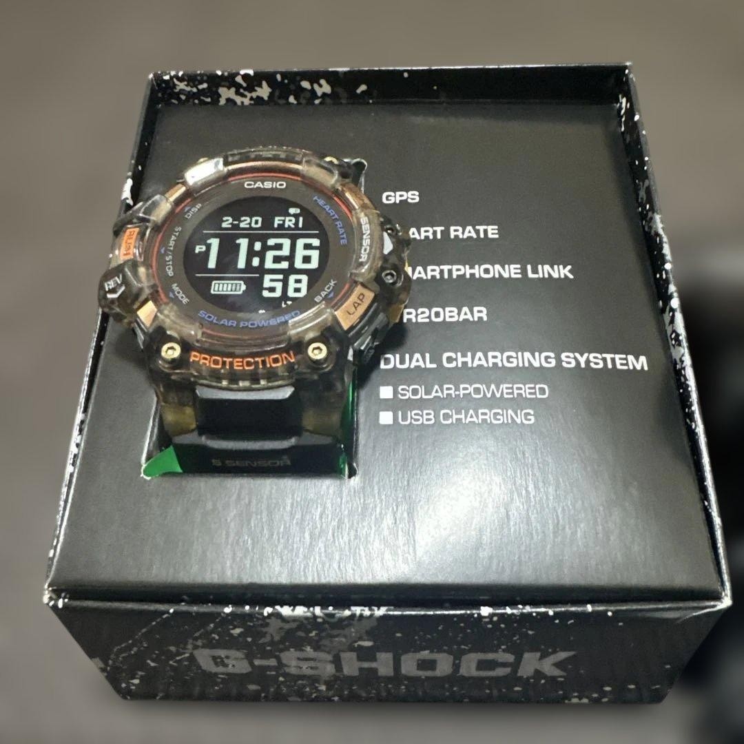 新品未使用G-SHOCK  GBD-H1000-1A4JRスケルトンブラック、ネオンオレンジ GBDH1000-1A4 | G-SHOCK G-SHOCK MOVE Transparent color | CASIO