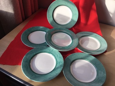 6 X TESCO ~ BRAMLEY ~ 8 1/4'' DESSERT / SALAT / VORSPEISENTELLER ~ SEHR GUTER ZUSTAND