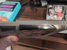 NFL Football (Nintendo NES, 1988) Cartridge With Box! Tested Working
