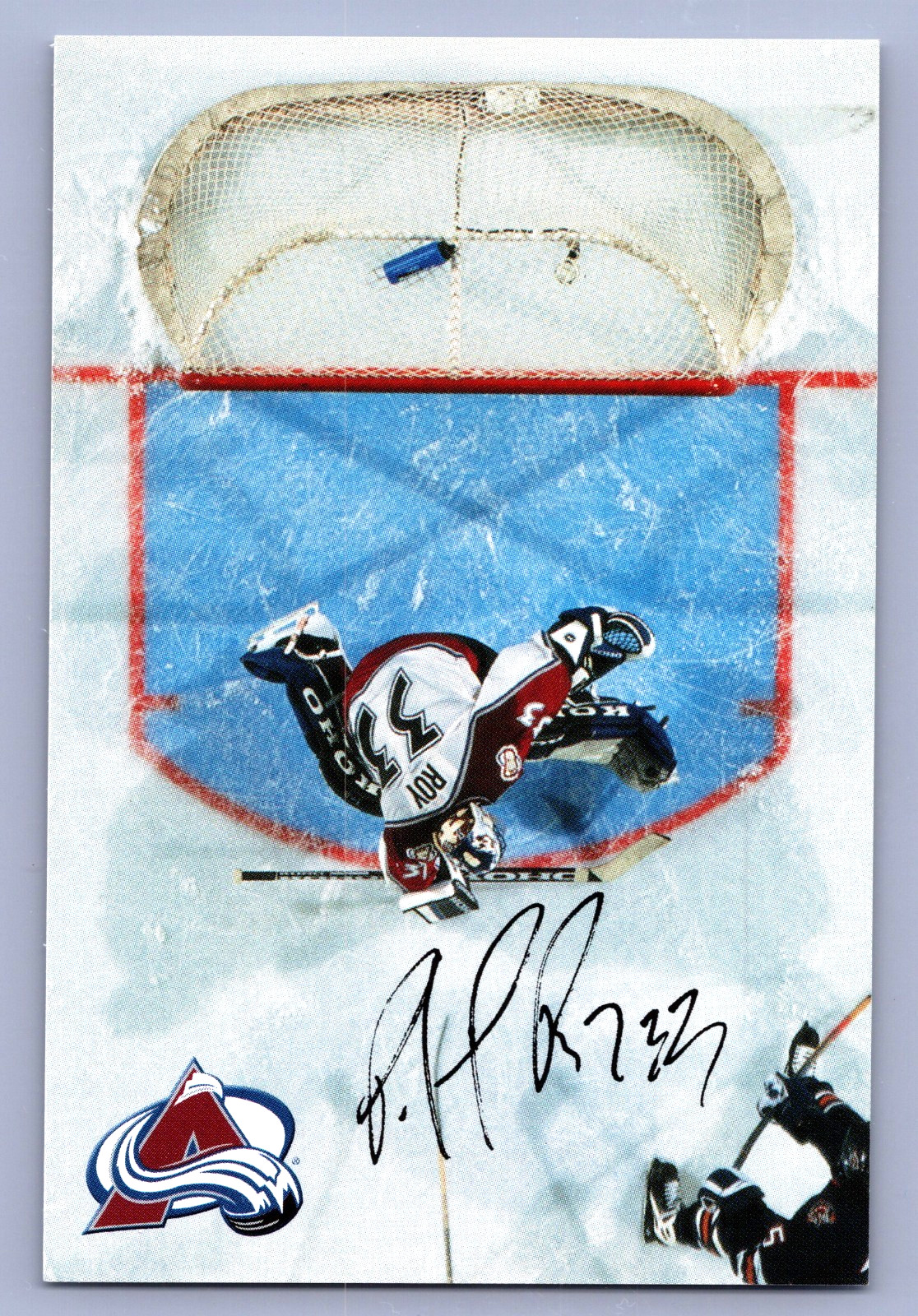 Patrick Roy HOF 1999-00 PSC Public Service Company of Colorado Avalanche #33