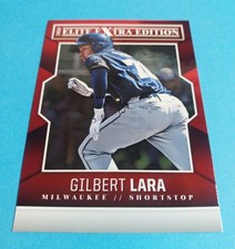 2014 Panini Elite Extra Edition Gilbert Lara RC #74 Milwaukee Brewers 