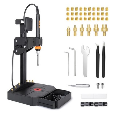 Mintion Vertikale Einschmelzhilfe 90W Lötkolben M2-M8 Gewindeeinsätze 3D Druck E