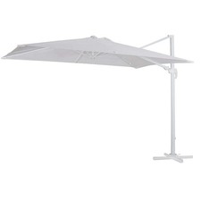 Ombrellone a braccio da giardino decentrato in alluminio quadro laterale 300cm