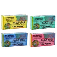 Mr. Pumice Callus Remover PUMI Bar: Pedicure 4 Count Pack of 1 , Assorted