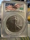 2025 American Silver Eagle $1 CAC MS70 First Delivery - 1 oz .999 Fine Silver