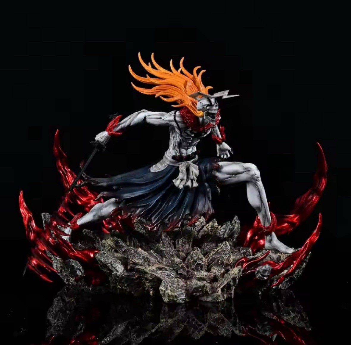 Action Figure Bleach - Ichigo Kurosaki - Statua Anime 23 Cm Da Collezione
