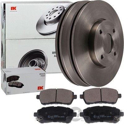 NK BREMSSCHEIBEN 258mm + BELÄGE VORNE für FORD FIESTA 6 VI MK6 Bj 2008 - 2017