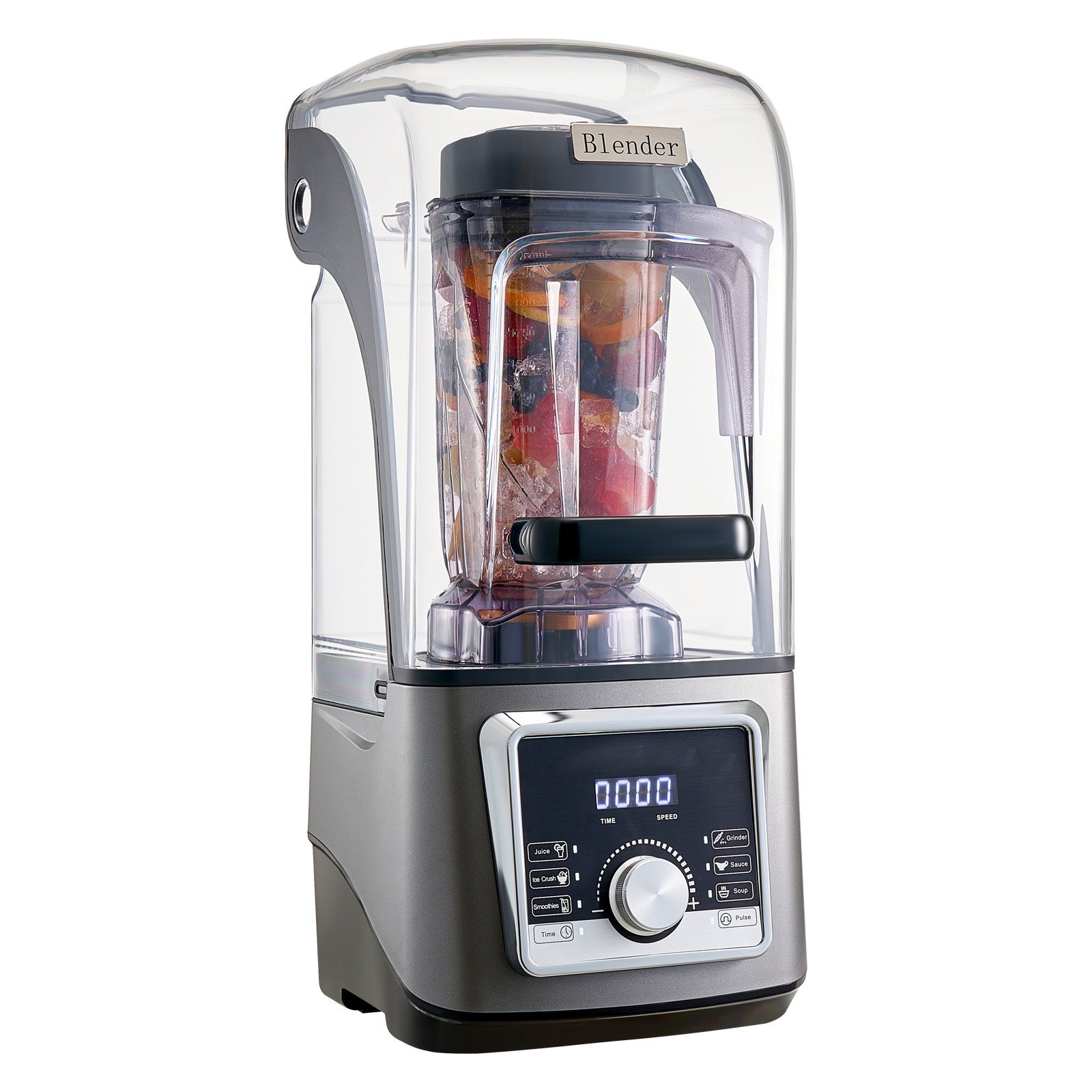 Smoothie Blender 85 oz 1400W Food Processing Blender Fruit Juicer w/ Shield