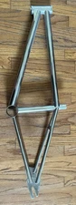 Old School Bmx Chrome 1990s Free Agent Frame 19 Inch Top Tube