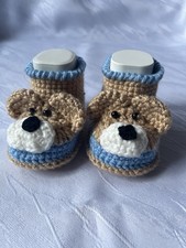 gestrickte gehäkelte Babyschuhe  NEU!!!