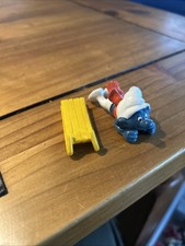 Schleich Peyo Bully Schlumpf auf dem Schlitten 40201