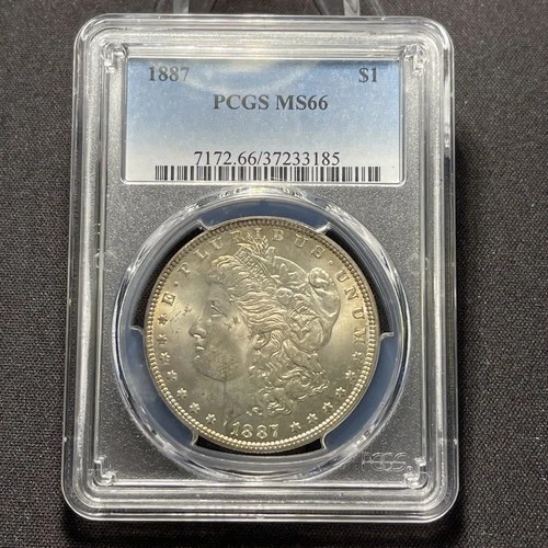 1887 Morgan Silver Dollar MS66 PCGS