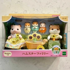 Sylvanian Families Hamster Family FS-61 EPOCH Calico Critters  Doll Japan New