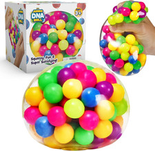 the Original Jumbo DNA Ball  Colorful Fidget Squeezing Stress Relief Ball for A