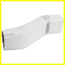 Gutter Downspout Leader Style A Elbow Offset 3 3 x4 White S-Shape