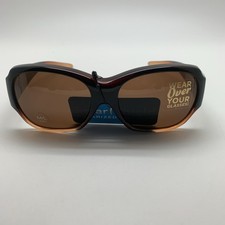 Solar Shield POLARIZED Sunglasses SS FO-038 CAR AMB FITS OVER M/L