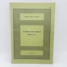 Sotheby Parke Bernet Group Limited - Report And Accounts - 31st August 1982