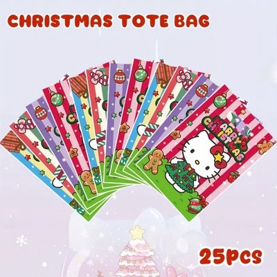 25 x Sanrio Weihnachten Beute Geschenktüten Partytüten Geschenkverpackung Hello Kitty Kuromi