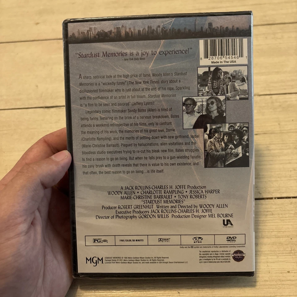 Stardust Memories DVD SEALED Woody Allen - Image 2 of 3