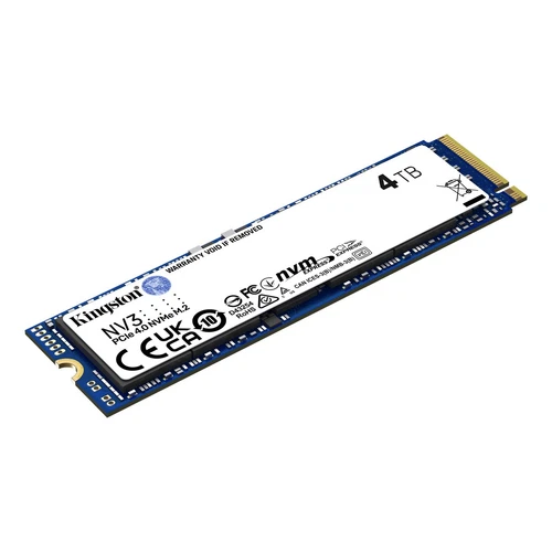 Kingston Technology 4000G NV3 M.2 2280 NVMe SSD 4 TB M.2 6000 MB/s