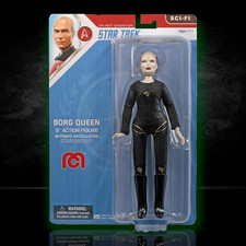 Borg Queen Star Trek TNG Retro Style Articulated Mego Action Figure 8 inch