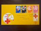NETHERLANDS FDC COVER 1972 YEAR RED CROSS DISABLED PEOPLE NURSES HEALTH MEDICINE
