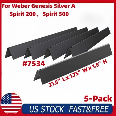 X Home 7534 21.5'' Flavorizer Bars for Weber Genesis Silver A Spirit 200 5-Pack