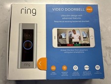 RING Video Doorbell PRO 1080p Full HD Wi-Fi w/ Box WORKING