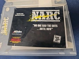 Narc (Nintendo NES)  Game  CIB With Manual! Complete Authentic