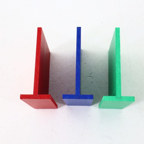 3 Dovetail Angle Gauges Red -6.5° (1 in 9) 8° (1 in 7) Blue 9.5° (1 in 6) 32-140 - Picture 3 of 8