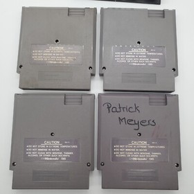 NINTENDO NES 6 Juegos Lote 4 Cartuchos LIMPIOS PROBADOS Mario Hoops Bases Karate