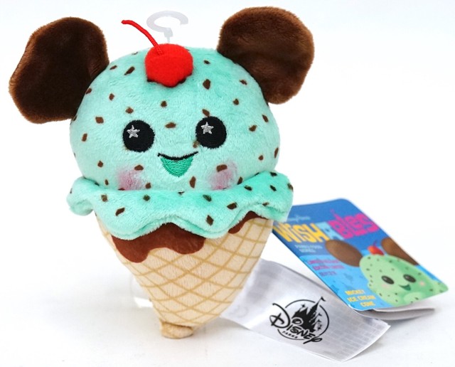 Disney Parks Wishables Food Series Mickey Ice Cream Cone Limited