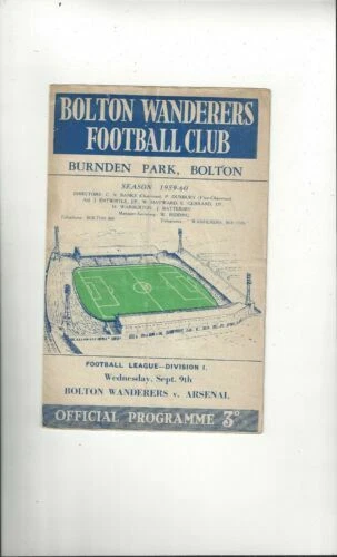 Bolton Wanderers Division 1 Home Team Football League Fixtures