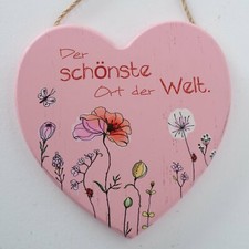Hänger Herz Herzen Spruch  Der schönste Ort...