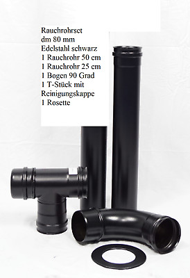 pelletofen rauchrohr 80 mm