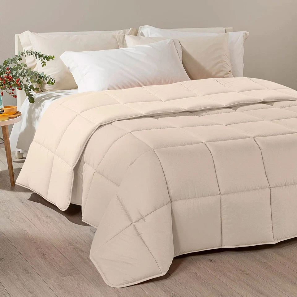 Trapunta invernale Modern Caleffi tinta unita bicolor - dimensioni varie X295 - Immagine 3 di 4