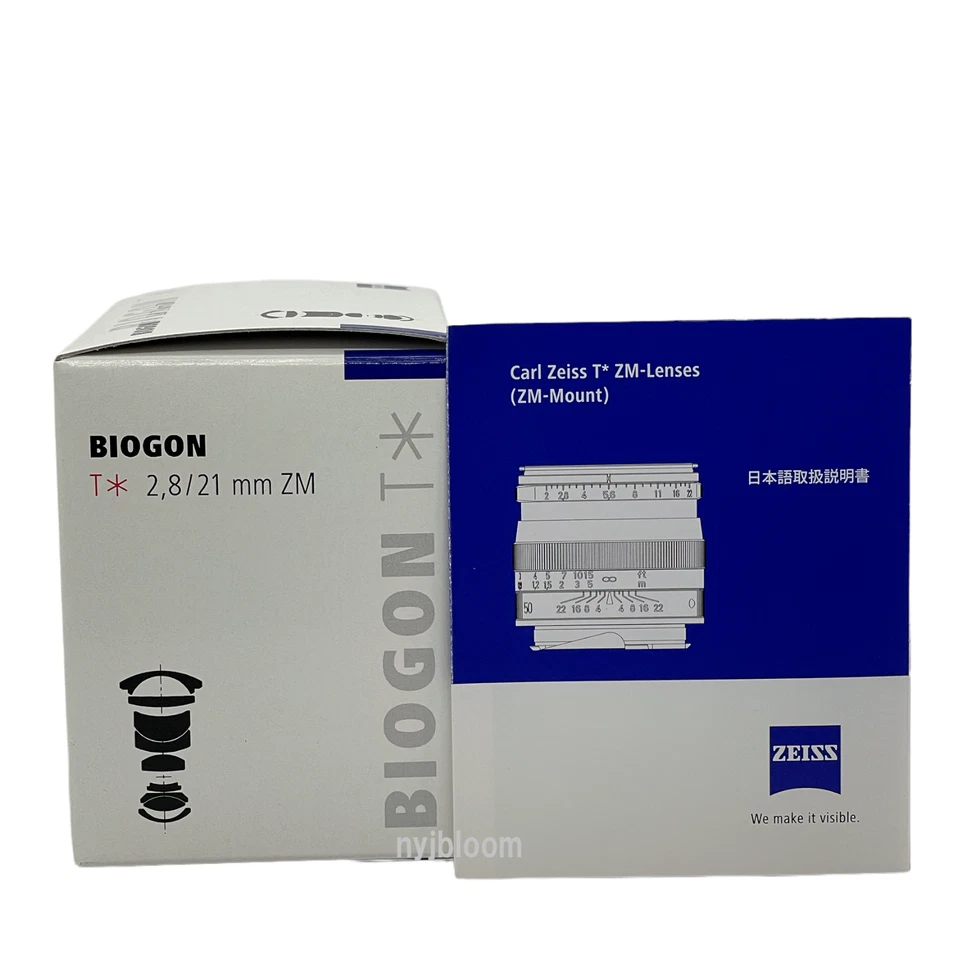 New  Carl Zeiss BIOGON  T * 21mm f2.8 ZM Lens for Leica - Black - JAPAN  - Image 3 of 4