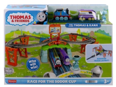 THOMAS & FRIENDS RACE FOR THE SODOR CUP Track set HFW03