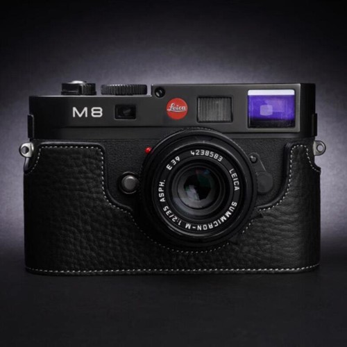 Genuine Leather Half Camera Case Bag Cover For Leica M8/ M9/ M9P/ M-E (typ220) - Picture 18 of 22