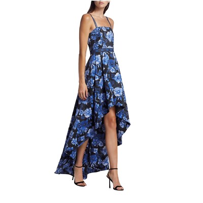 alice floral asymmetrical maxi dress + Olivia Florence High-Low Gown size 4 A Line Midi Dress mikado wedding dress Color:Yellow/Yellow* this dress is designed