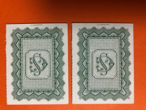 LOT OF 2:NOV 20 1926 STANFORD @ CALIFORNIA FOOTBALL TKTS STANFORD NAT'L CHAMPS - Picture 2 of 2