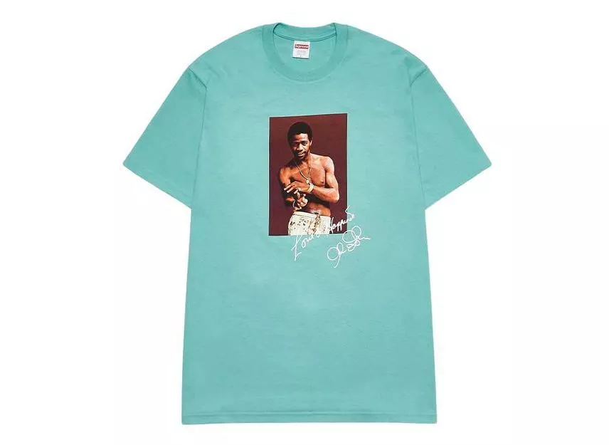 Tee shirt vert sarcelle Supreme Al
