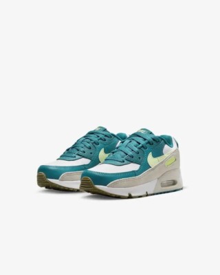 white & green air max 90 trainers youth
