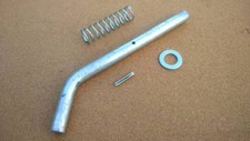 metal gate slide spring bolt comes with roll pin and cotter pin IAE farm equine
