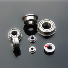 2 10mm Flange Bearings Miniature Motor Metal Shielded Ball Bear For RC Model DIY